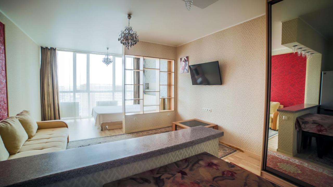 Апартаменты В Астане На Мамышулы Astana Ngoại thất bức ảnh