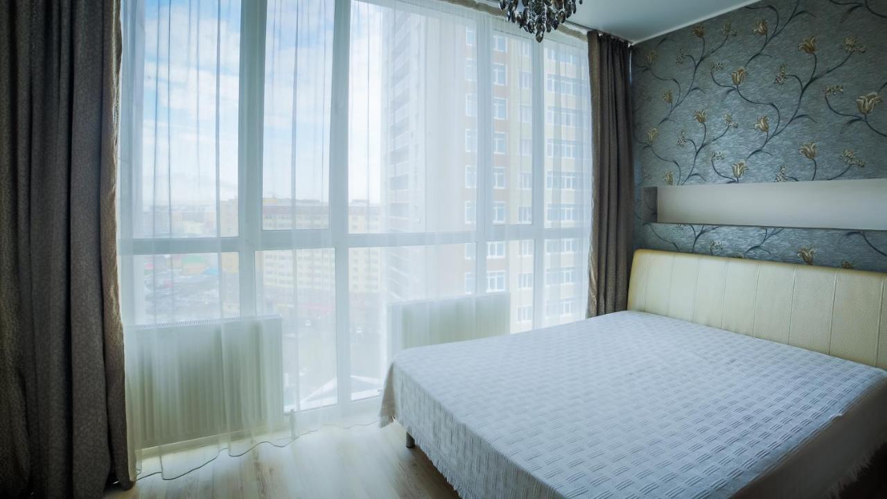 Апартаменты В Астане На Мамышулы Astana Ngoại thất bức ảnh